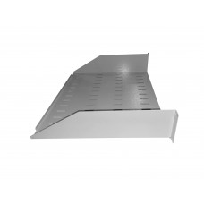 66645 Полка консольная 2U, глубина 370, без крепежа, серая