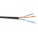 52165 Кабель LC UTP2 cat.5е, одножильный / 305м / Cu / для наружных работ с проволочным тросом