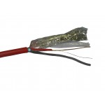 54530 Кабель сигнальный NETKO, экранированный, КПСЭнг (А) - FRLS, 1*2*1.00мм2 (1.1мм) 200м, красный