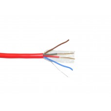 54533 Кабель сигнальный NETKO, экранированный, КПСЭнг (А) - FRLS, 2*2*0.5мм2 (0.8мм) 200м, красный