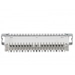 55881 Плинт ТК размык., ABS, 10 пар, медь, нумерация (0-9), бело-серый Netko