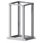 55516 Стойка 42U двухрамная, (600x400-750x2050), раздвижная, серая, Netko М (упакована в 1 коробку)