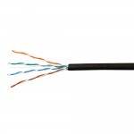 59418 Кабель Skynet Premium UTP4 cat.5е, одножильный / 305м / Cu / Проходит Fluke тест /для наружных работ / черный