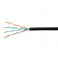 59418 Кабель Skynet Premium UTP4 cat.5е, одножильный / 305м / Cu / Проходит Fluke тест /для наружных работ / черный