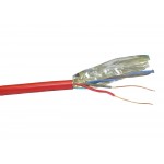 54534 Кабель сигнальный NETKO, экранированный, КПСЭнг (А) - FRLS, 2*2*0.75мм2 (1.0мм) 200м, красный