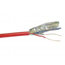 54534 Кабель сигнальный NETKO, экранированный, КПСЭнг (А) - FRLS, 2*2*0.75мм2 (1.0мм) 200м, красный