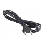 53184 Кабель питания с вилкой 2м, черный, Netko