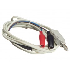 51524 Шнур тестовый с зажимами двухполюсный, 1,5м Netko