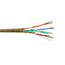 52401 Кабель U/UTP4 cat.5e NETKO /4 пары 24 AWG BC / 305м / цвет бежевый, одножильный СКС, FLUKE TEST