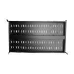 55952 Полка для шкафа глубиной 1000 (443х800), с крепежом, черная, 200 кг