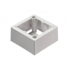 55224 Коробка установочная 80х80х41.2 для накладки французского типа c пластиковыми скобками