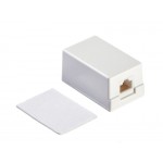 51151 Розетка компьютерная внешняя 1хRJ45, неэкран, cat.5е, 110/Krone тип (Dual IDC) белая