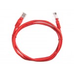 57104 Патч-корд Technolink UTP4 cat 5e, 1,0м, ВС, LSZH, красный, литой коннектор