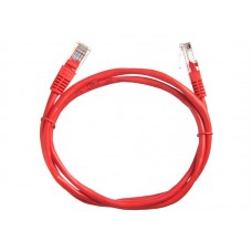 57104 Патч-корд Technolink UTP4 cat 5e, 1,0м, ВС, LSZH, красный, литой коннектор