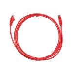 53884 Патч-корд Netko СКС UTP4 cat.6, 2.0м, литой коннектор, красный