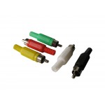 51333 Штекер RCA белый, Netko