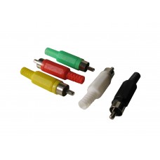 51333 Штекер RCA белый, Netko