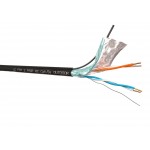 52167 Кабель LC FTP2 cat.5е, одножильный / экранированный / 305м / Cu / для наружных работ, проволочный трос