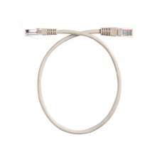 57099 Патч-корд Technolink UTP4 cat 5е, 0,5м, ВС, LSZH, серый, литой коннектор