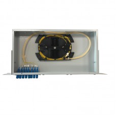 56844 Кросс оптический 19, 1U 8 SC SM, укомплектованный