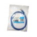 55847 Патч-корд Technolink UTP4 cat 5e, 1,0м, ВС, синий, литой коннектор РАСПРОДАЖА
