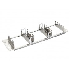 55113 Рама опорная 19 3U на 15 плинтов, с органайзерами, тип Krone