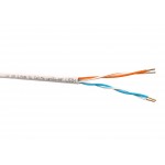 59424 Кабель LC UTP2 cat.5е, одножильный / 305м / Cu / нг(А)-HF LSZH - малодымный, не содержащий галогенов, серый