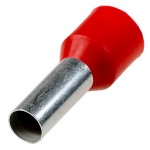 54330 Штыревой втулочный кабельный наконечник E 10-18 (НШВИ F=18мм) 10мм2, изолированный, красный, 100шт, Netko