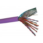 54442 Кабель LC FTP10 cat.5, 305м, 0,45мм, нг(А)-HF LSZH - малодымный, не содержащий галогенов, фиолетовый