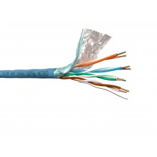 54187 Кабель F/UTP4 (FTP4 ) cat.5e NETKO /4 пары 24 AWG BC / одножильный / экранированный / 305м / синий СКС, FLUKE TEST