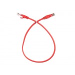 53821 Патч-корд Netko СКС UTP4 cat.5e, 0.5м, литой коннектор, красный РАСПРОДАЖА