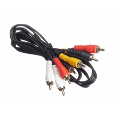 51328 Шнур аудио-видео: 4RCA-4RCA ( длина 1.2 м, литой), Netko