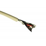 51814 Кабель сигнальный NETKO, экранированный 2*0.22мм2 (7*0.2мм) 100м, белый