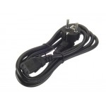 56915 Кабель питания (евровилка - штекер IEC С13) 3*1,5мм2, 1,8м, черный, Netko