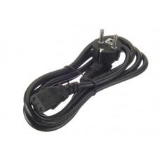 56915 Кабель питания (евровилка - штекер IEC С13) 3*1,5мм2, 1,8м, черный, Netko