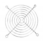 65292 Решетка металлическая для вентилятора 120х120х38
