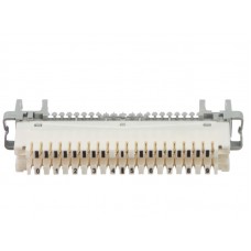 51507 Плинт LSA Profil размыкаемый, ABS, 10 пар, медные контакты, универсальный, нумерация (0-9), бело-серый Netko