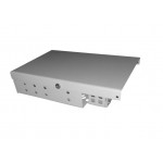 52288 Коробка оптическая настенная 8 SC портов Simplex, ложемент для КДЗС, металлическая, (180*120*40мм Г*Ш*В)