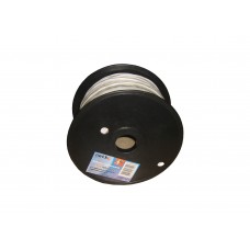 52059 Кабель сигнальный NETKO, неэкранированный 2*0.22мм2 (7*0.2мм) 100м, пластиковая катушка, белый