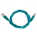 57103 Патч-корд Technolink UTP4 cat 5e, 1,0м, ВС, LSZH, зеленый, литой коннектор