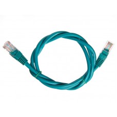 57103 Патч-корд Technolink UTP4 cat 5e, 1,0м, ВС, LSZH, зеленый, литой коннектор