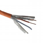 58028 Кабель сигнальный ТЕХНОКАБЕЛЬ, экранированный, КПСЭнг(А)-FRLS, 2*2*0.75мм2, 200м, оранж. АКЦИЯ