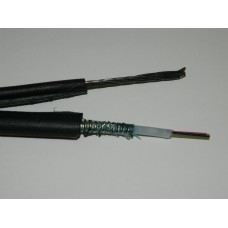 54966 Кабель волоконно-оптический 24 (SМ - 9/125), наружный с тросом, бронированный, PE, черный, 2000м РАСПРОДАЖА