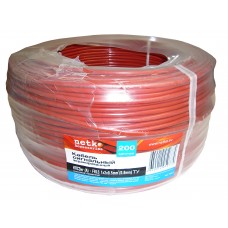 55672 Кабель сигнальный NETKO, экранированный, КПСЭнг (А) - FRLS, 1*2*0.5мм2 (0.8мм) 200м, красный