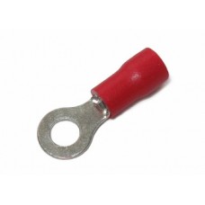54288 Кольцевой кабельный наконечник RV 1,25-4 (НКИ d=4,3мм) 0,5-1,5мм2, изолированный, красный, 100шт.,Netko