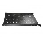 55873 Полка для шкафа глубиной 800 (443х600), с ушками, с крепежом, черная, 300 кг