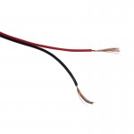 55962 Кабель акустический Technolink 2*0.50мм2 (28*0.15мм) CCA, 100м, пластиковая катушка, черный/красный