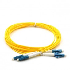 57823 Патч-корд оптический соединительный LC-LC/UPC SM Duplex 3.0мм 9/125, 2м, LSZH