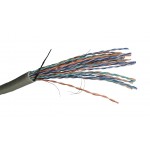 66077 Кабель UTP25 cat.5e, 305м, 0,5мм, ZH нг(A)-HF, не содержащий галогенов, серый