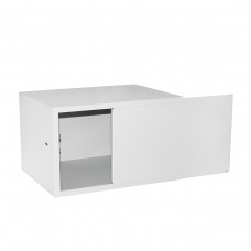 55730 Антивандальный Шкаф 9U пенального типа, (Ш*Г*В 520*400*410мм) 19 направляющие, передняя дверь металл, замок, серый Netko M